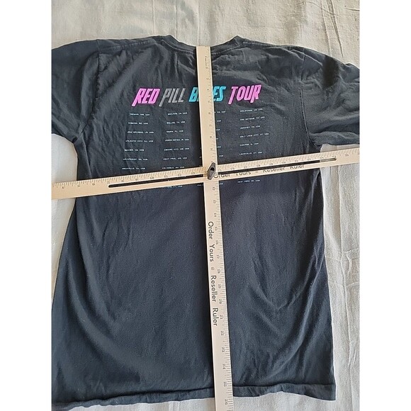 Maroon 5 Red Pill Blues Tour M T Shirt Concert Rock 2 Sided 2018 Music Black - Picture 14 of 15
